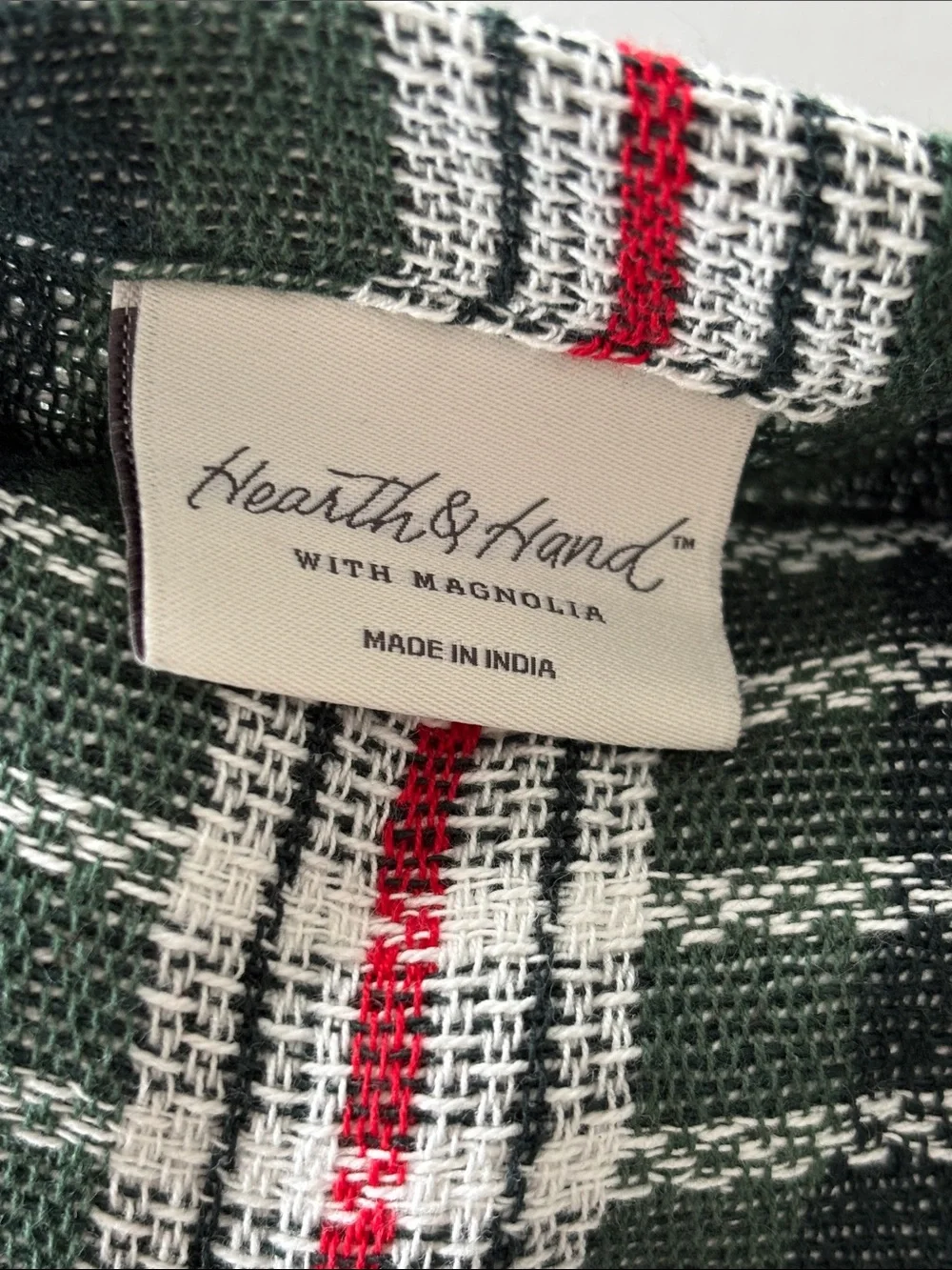 Hearth & Hand Extra Long Table Runner in Green